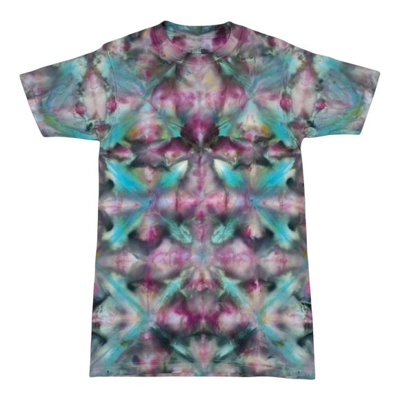 Handmade Other - Custom Psychedelic Tie Dye T-Shirt Blue Purple